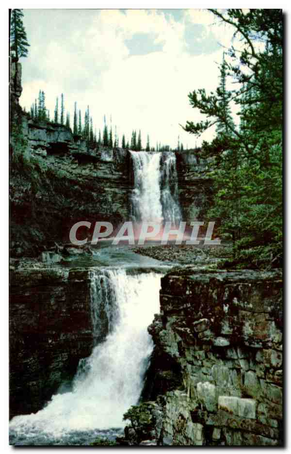 Canada CPM The majestic falls of the Ram river of Rocky mountain house