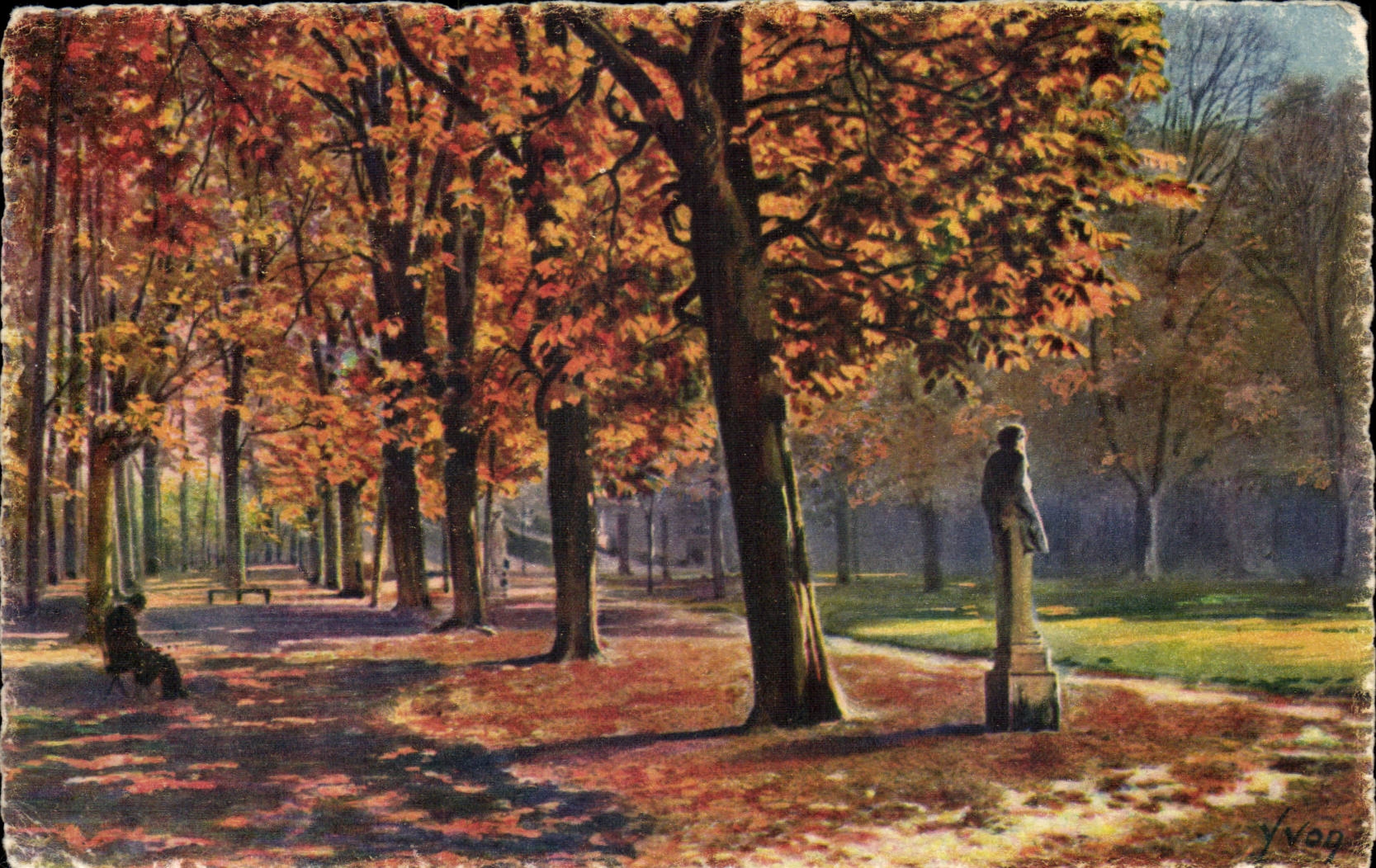 CPA Splendeurs et charmes de Versailles Allee de Bacchus 