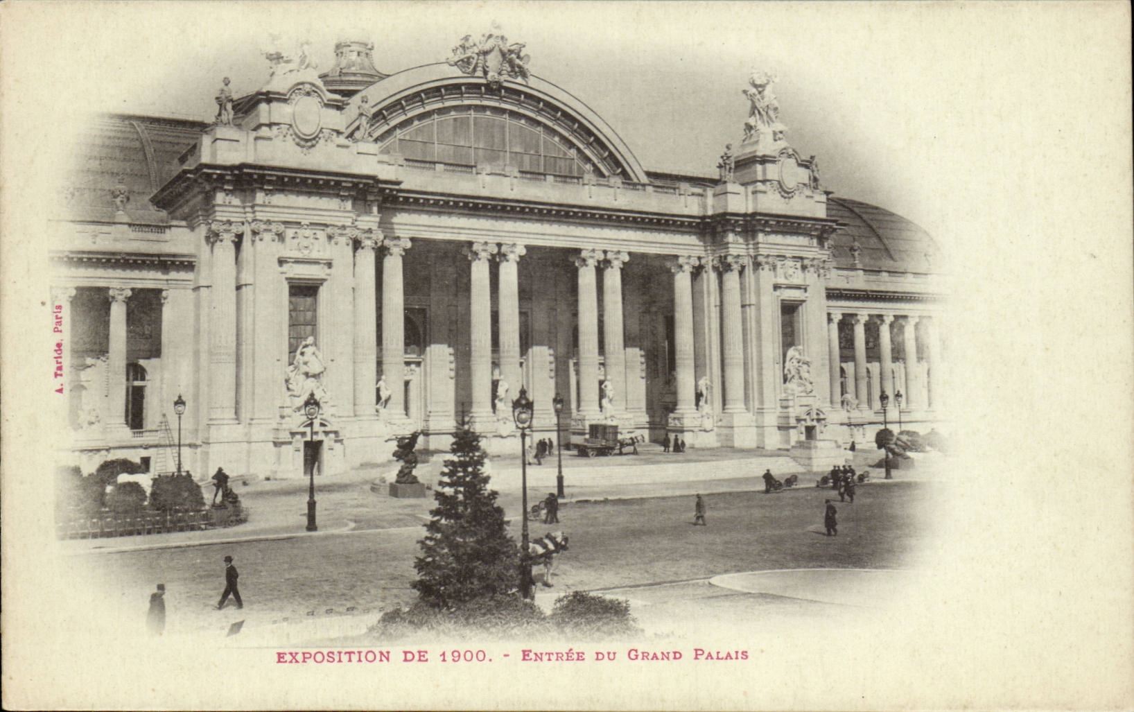 Paris CPA Exposition de 1900 Entree du grand palais