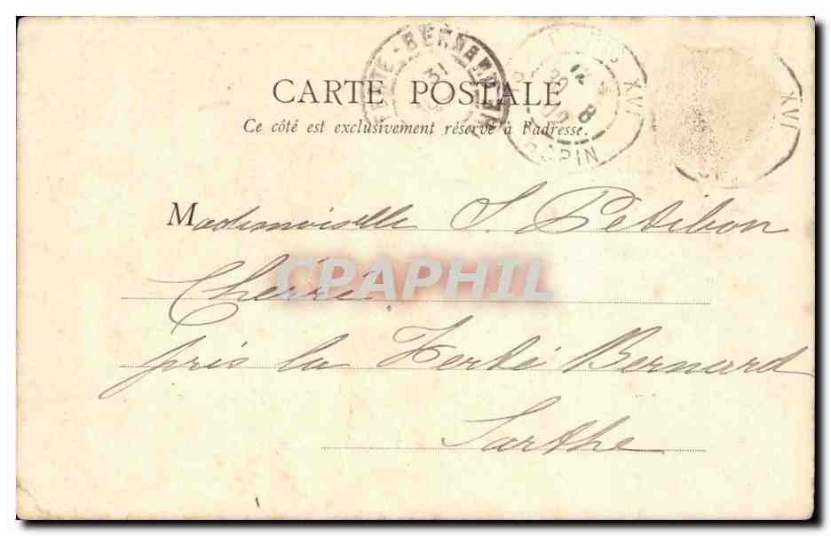 Paris CPA Tour St Jacques — Verso