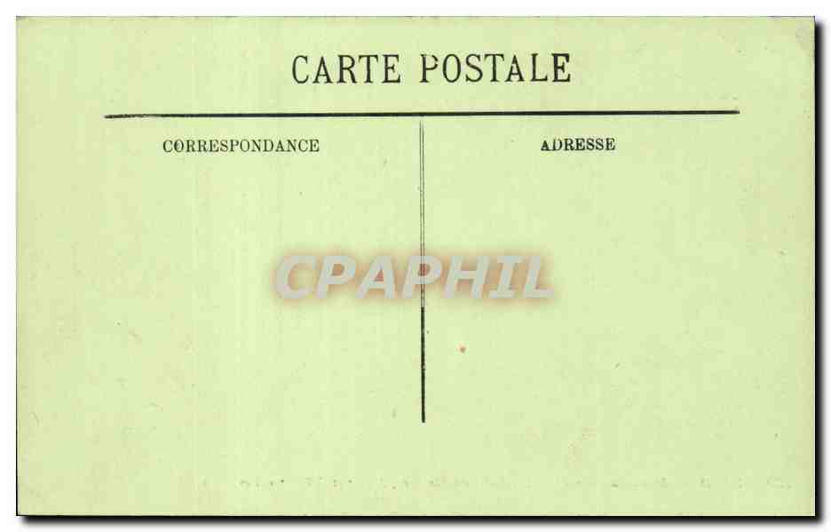 Paris CPA Musee du Louvre Les salles du mobilier 17e et 18eme — Verso