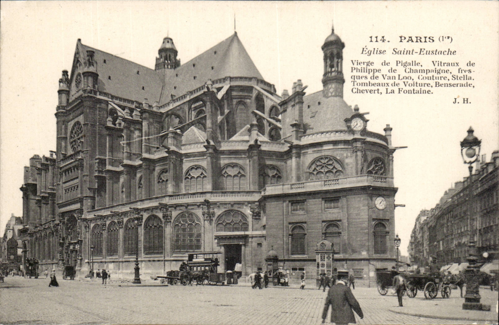 Paris CPA Eglise Sainte Eustache