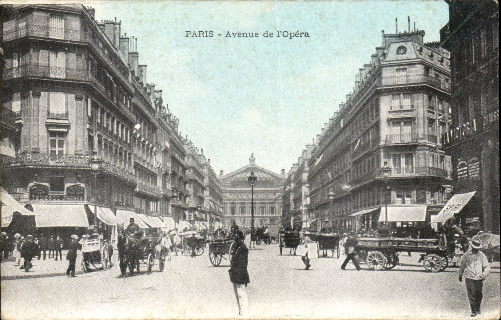 Paris CPA Avenue de l'Opera