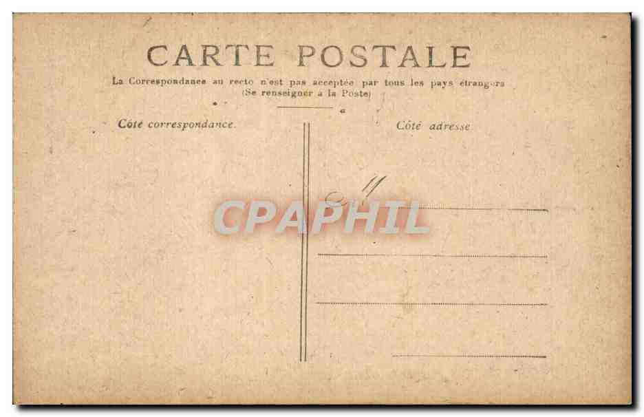 Paris CPA Notre Dame — Verso