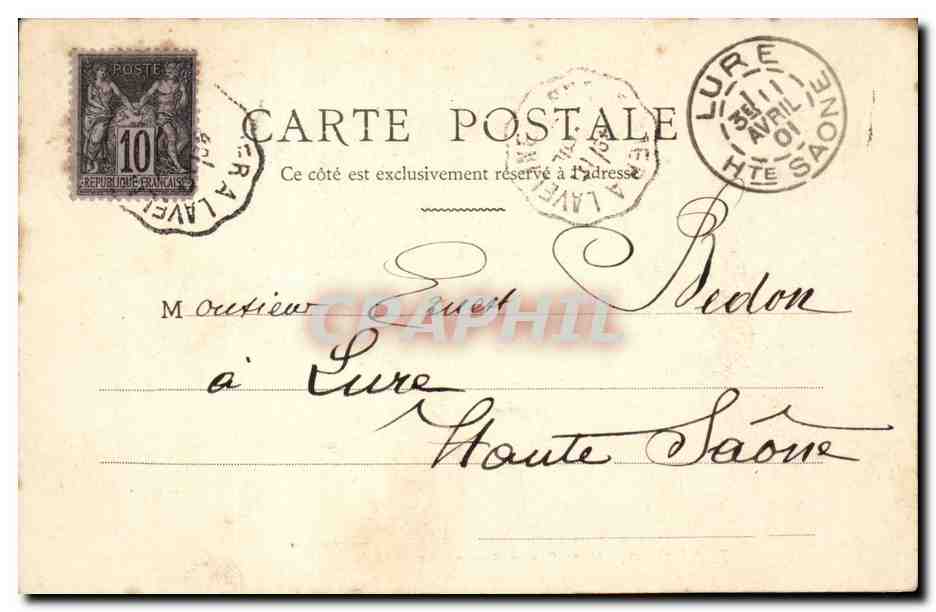 CPA Fantaisie l'aiglon Sarah Bernhardt la mort du duc de Reichstadt — Verso
