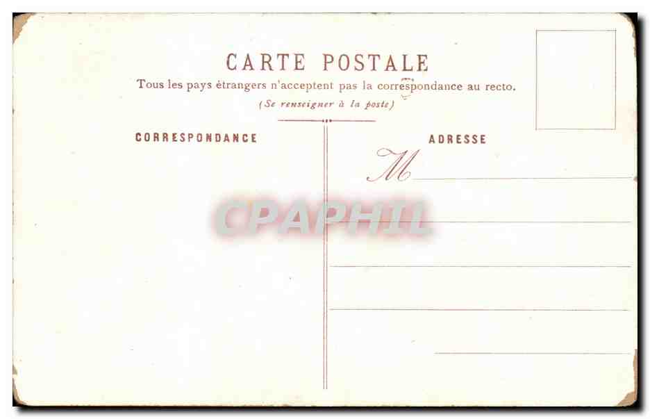 CPA Fantaisie Fleurs — Verso