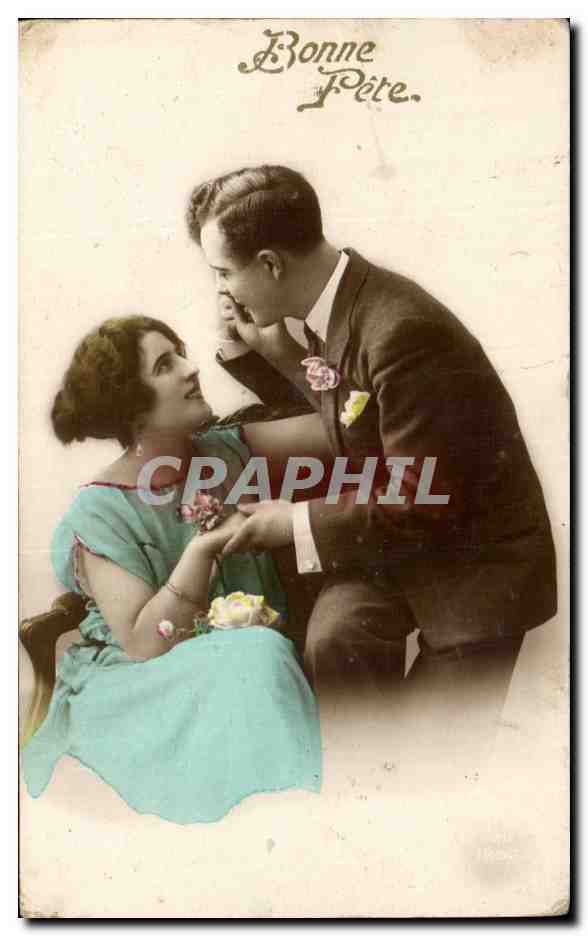 CPA Fantaisie Femme Bonne fete