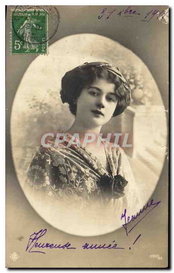 CPA Fantaisie Femme