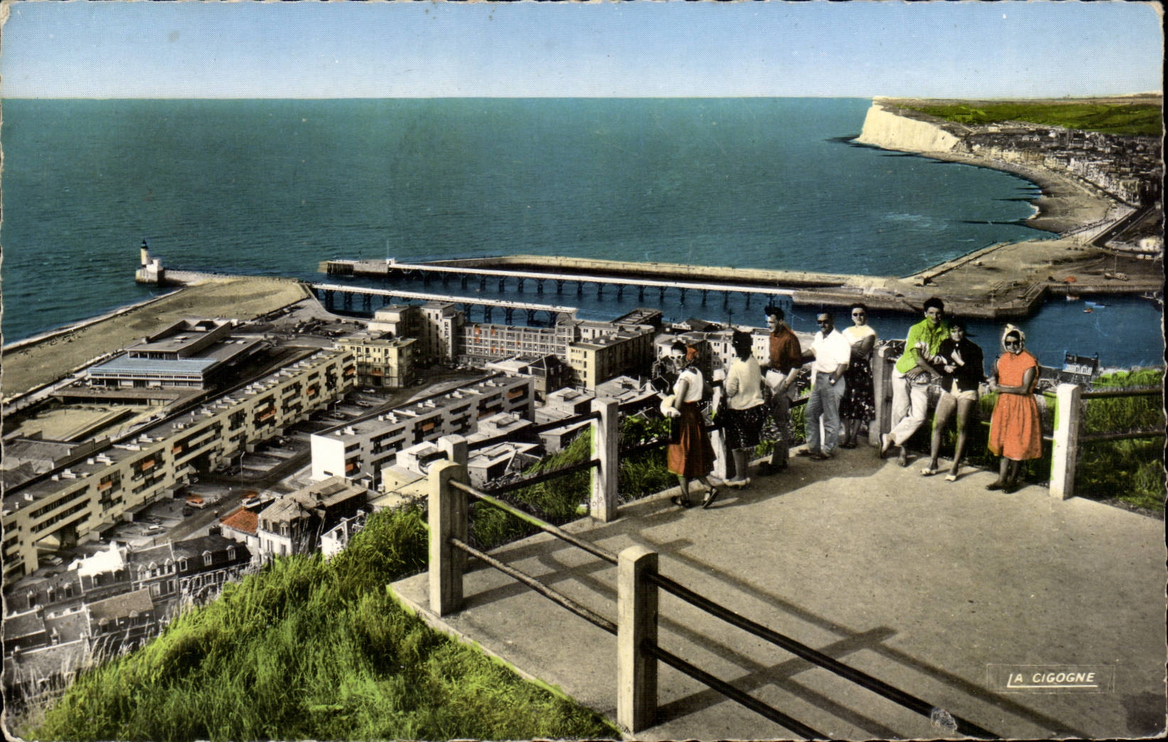 Le Treport CPA Vue des terrasses