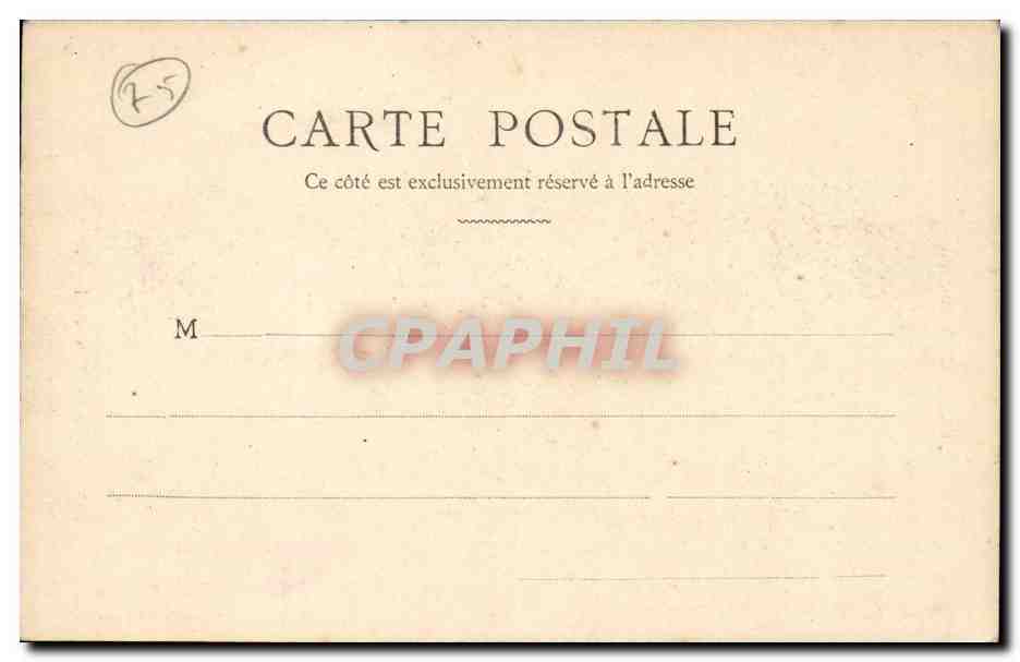 Paris CPA Exposition universelle 1900 Le pavillon de la Belgique — Rückseite