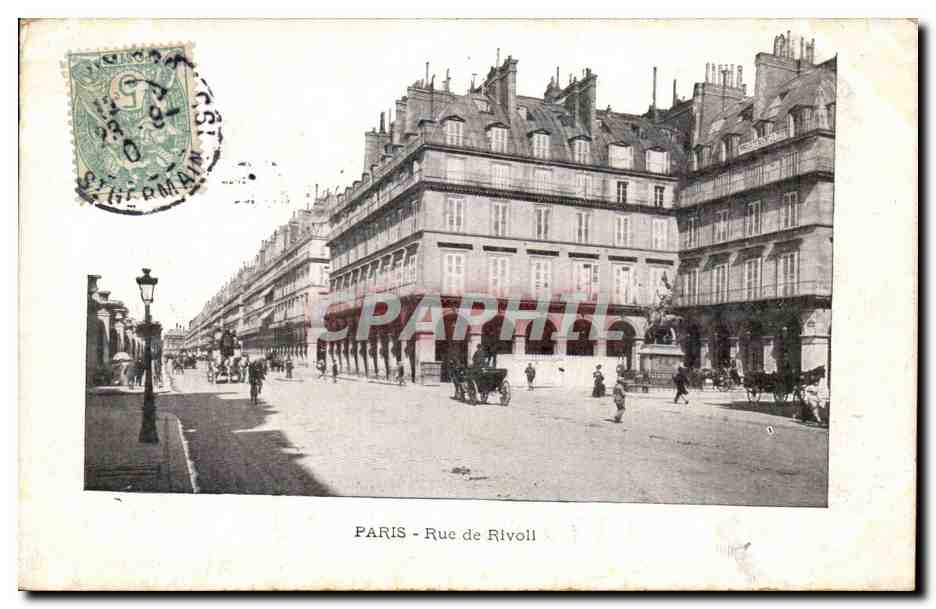 Paris CPA Rue de Rivoli