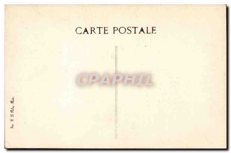 Paris CPA Palais du Senat — Rückseite