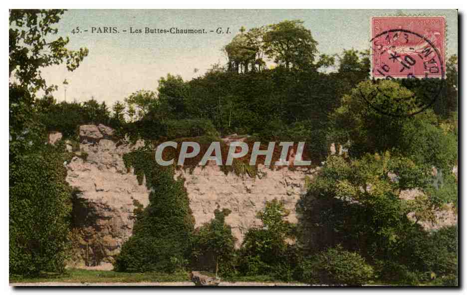 Paris CPA Les Buttes Chaumont