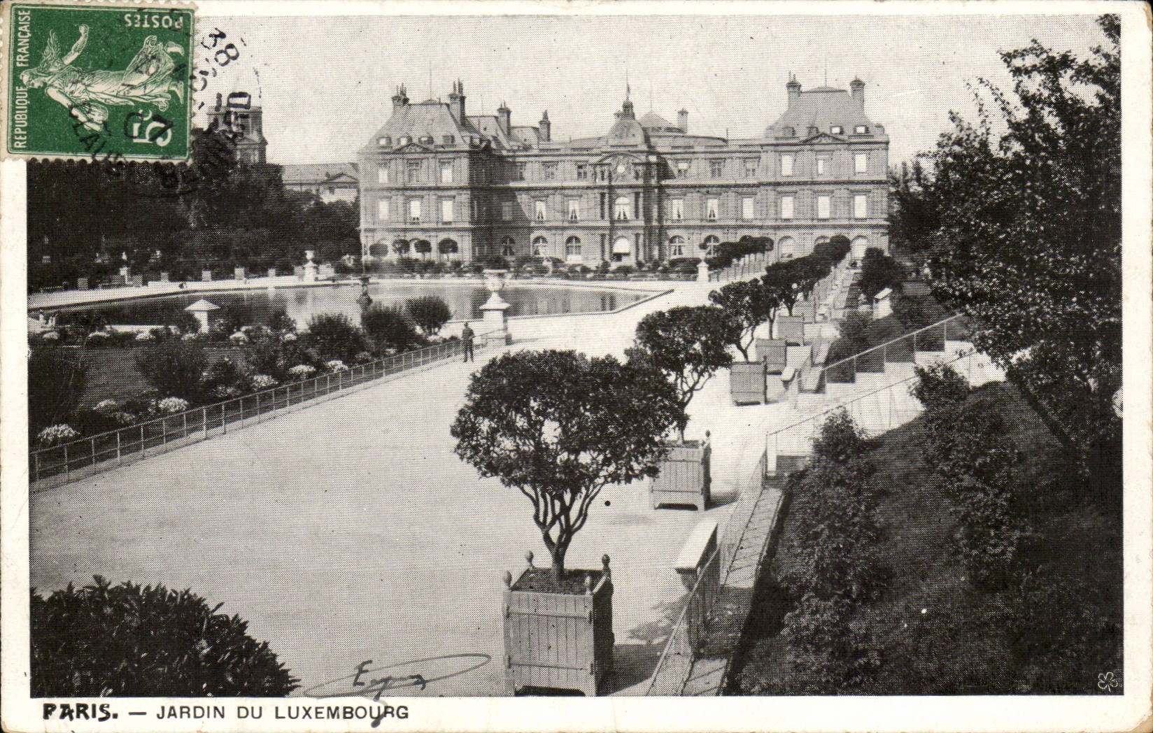 Paris CPA Jardin du Luxembourg