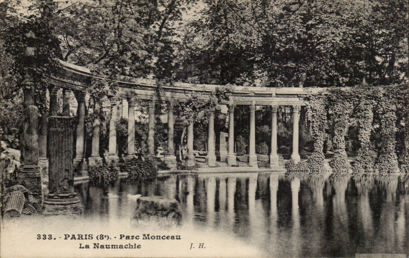Paris CPA PArc Monceau La Naumachie
