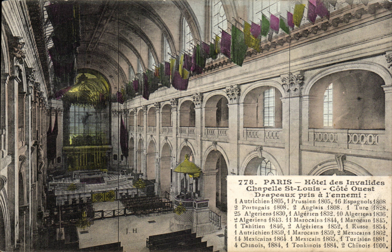 Paris CPA Hotel des Invalides Chapelle St Louis Cote ouest