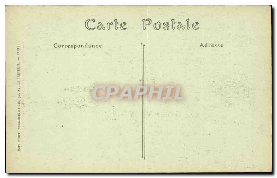 Paris CPA Interieur de la Ste Chapelle Le reliquaire — Rückseite