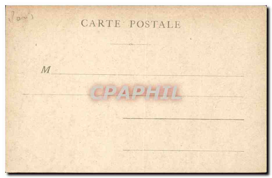 Paris CPA palais royal — Rückseite