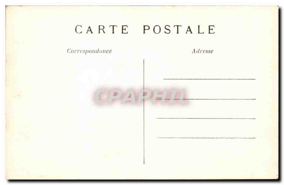 Paris CPA Hotel Regina Rue de Rivoli — Rückseite