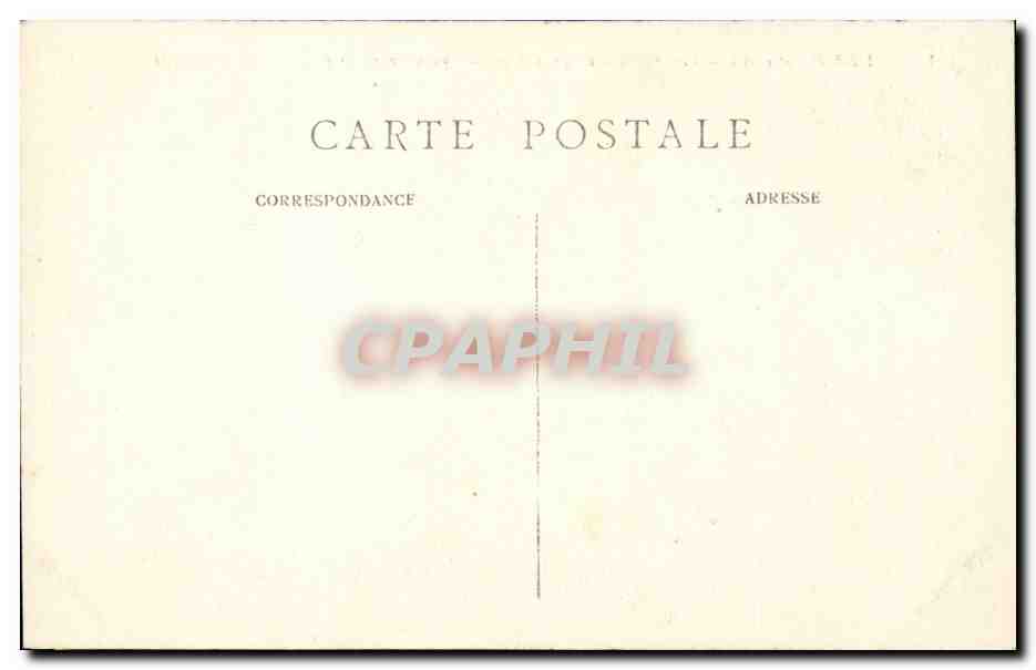 Paris CPA Vue generale des Champs Elysees vers la place de la Concorde — Verso