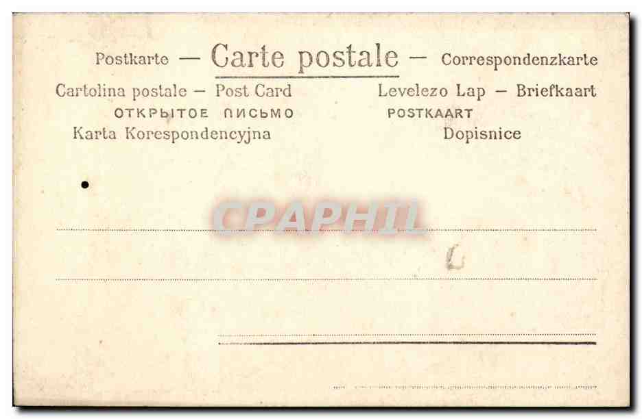 CPA Fantaisie Femme couple — Verso