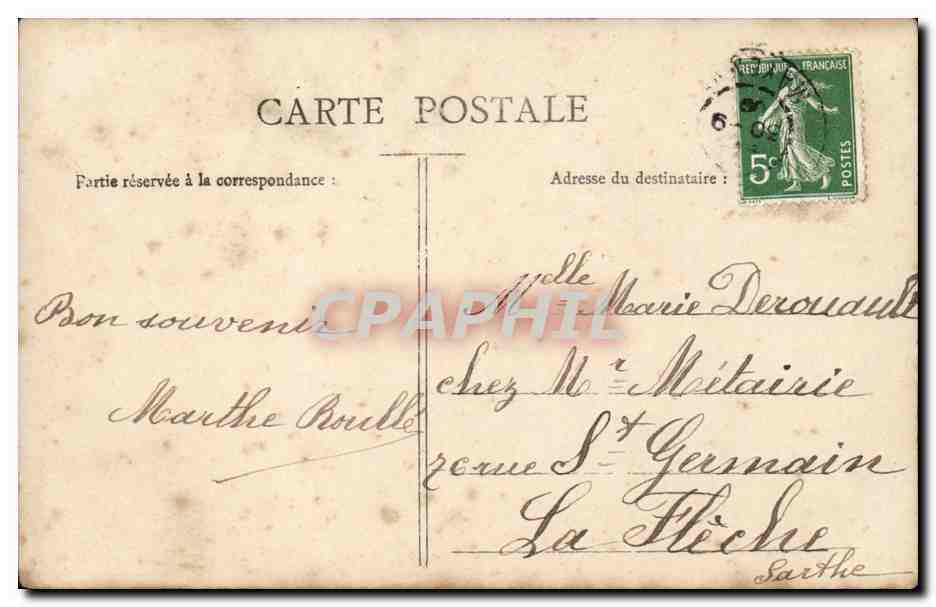 CPA Fantaisie Enfant — Verso