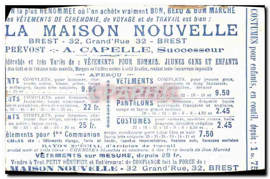 CPA Fantaisie Enfants Le nid — Reverso