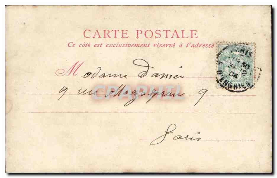 CPA Fantaisie Enfant Andree — Verso