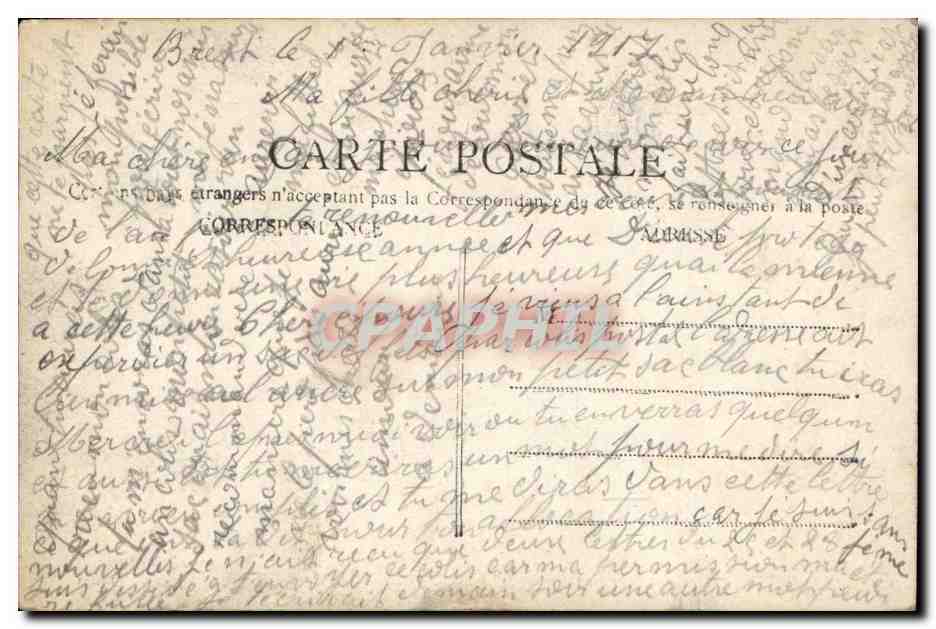CPA Fantaisie Enfant Souvenir affectueux — Rückseite