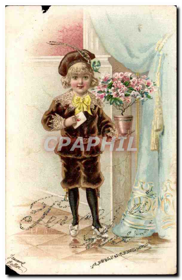 CPA Fantaisie Enfant garcon