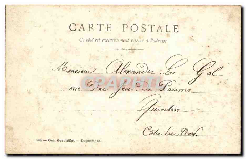CPA Fantaisie Enfant  — Rückseite