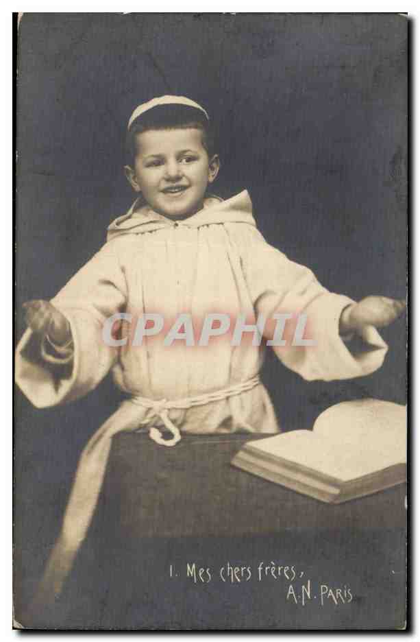 CPA Fantaisie Mes chers freres Enfant Garcon