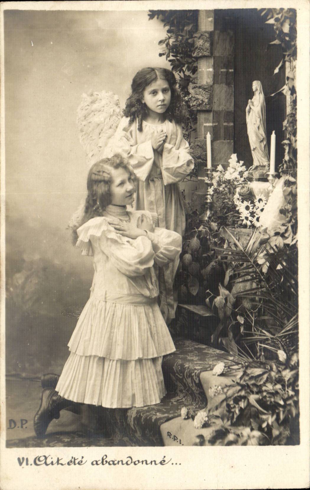 CPA Fantaisie Enfants Ait ete abandonne