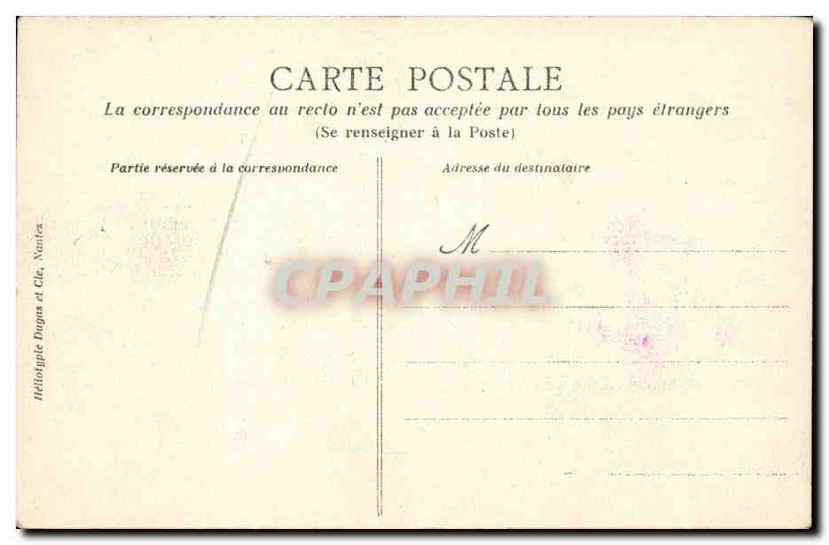 CPA Fantaisie Fleurs — Rückseite