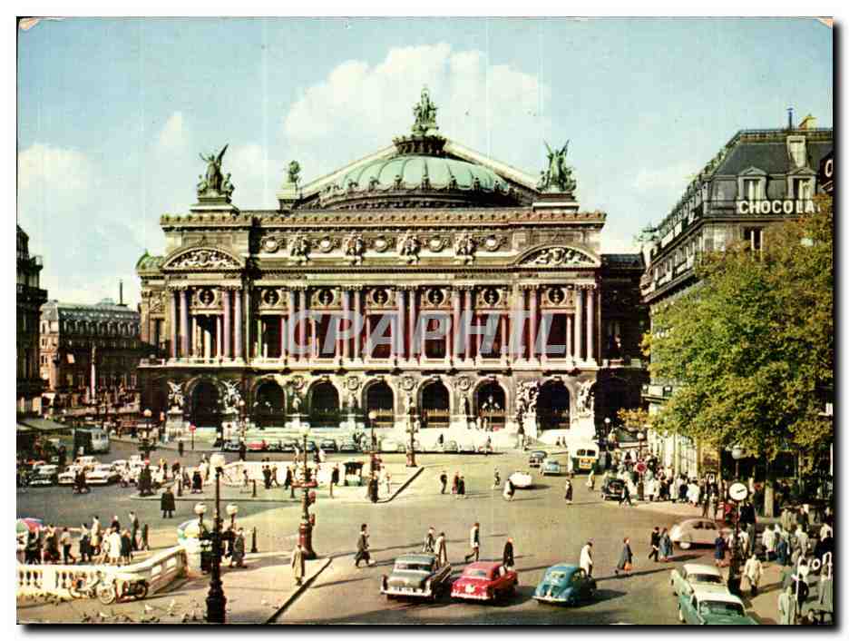Paris CPM Place de l'opera