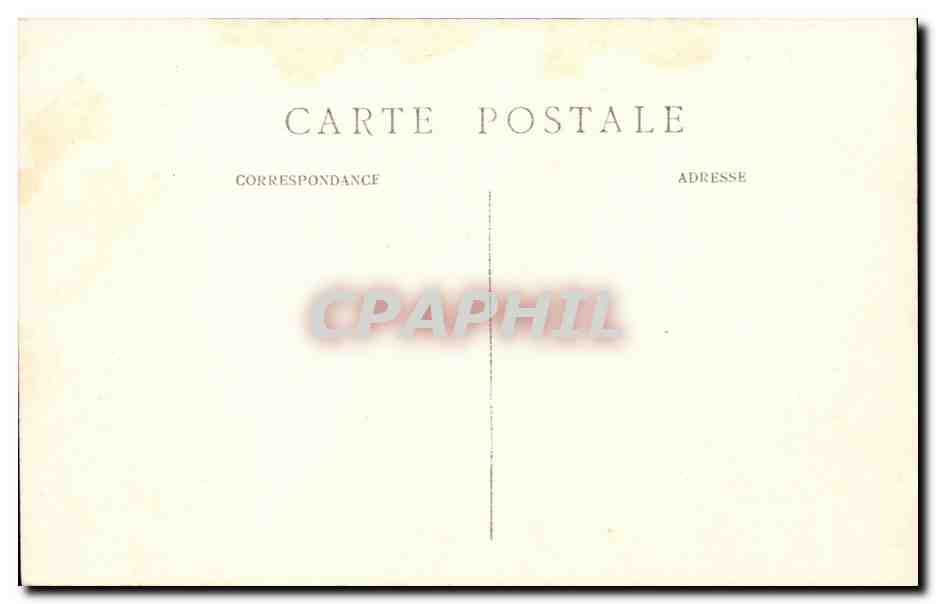 Paris CPA Vue generale des Champs elysees vers la place de la Concorde — Rückseite