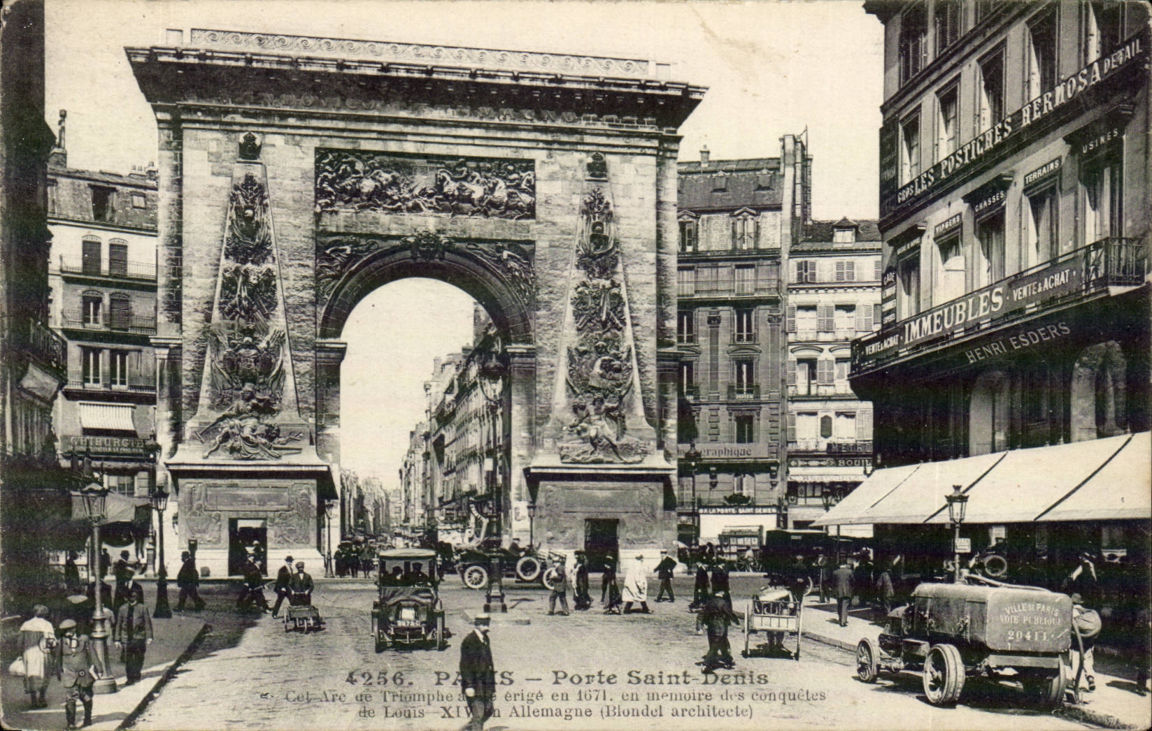 Paris CPA Porte Saint Denis