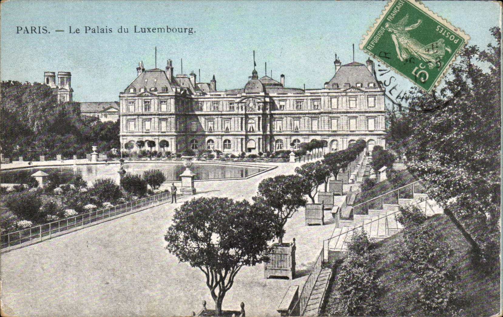 Paris CPA Jardin du Luxembourg