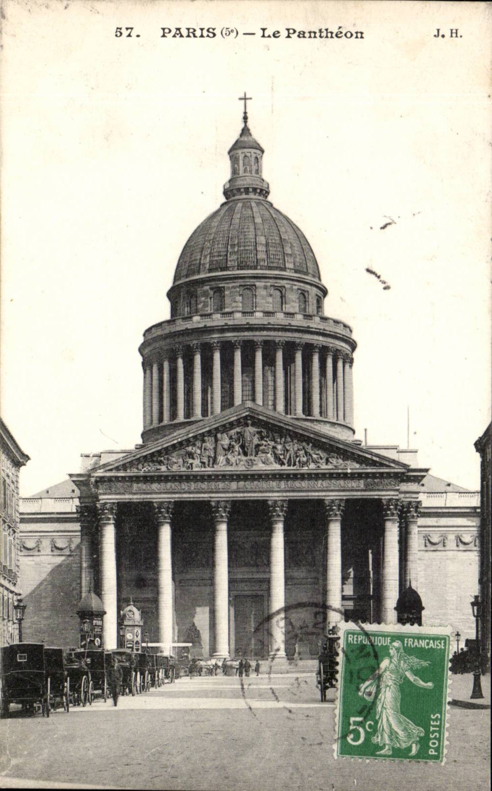 Paris CPA Le Pantheon