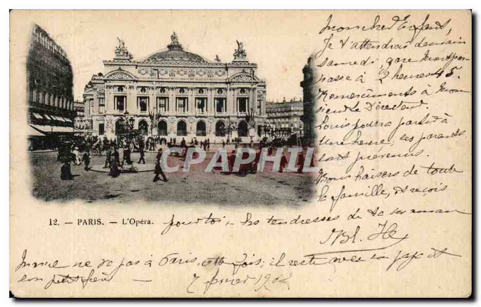 Paris CPA L'opera