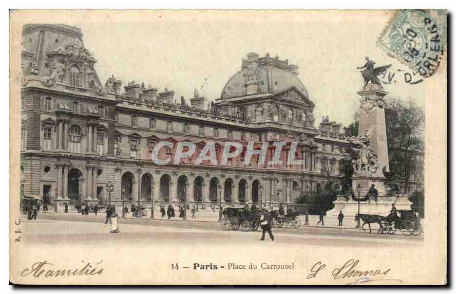 Paris CPA place du Carrousel