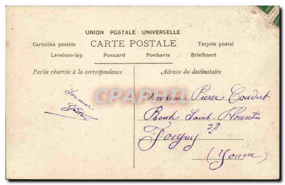 CPA Fantaisie Enfant  — Verso