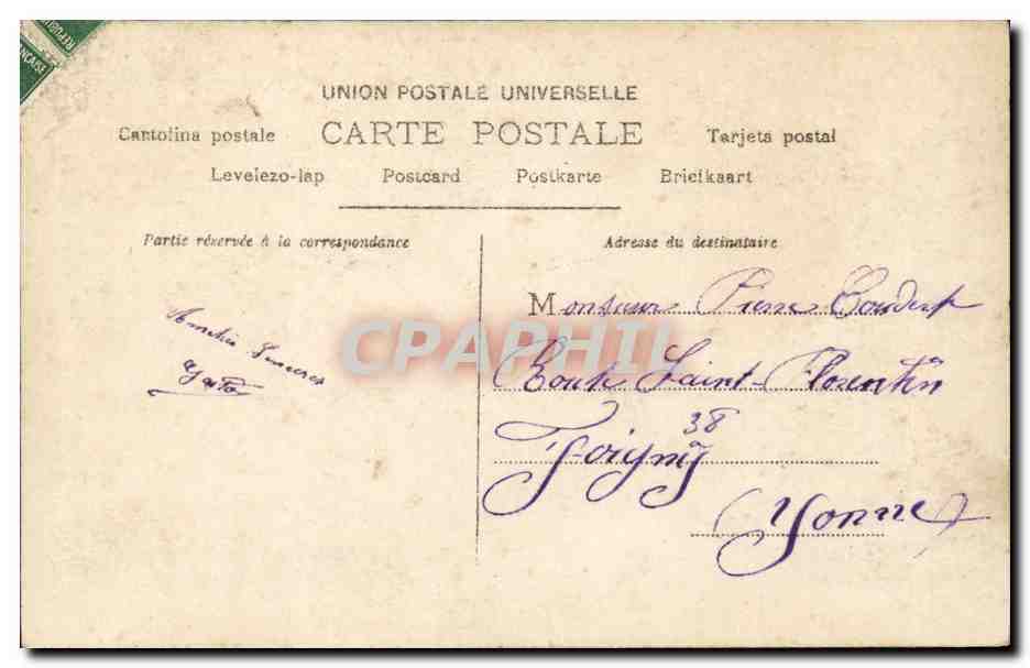 CPA Fantaisie Enfant  — Rückseite