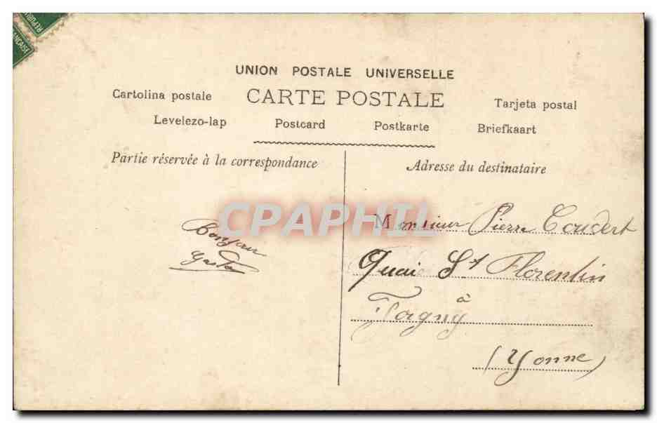 CPA Fantaisie Enfant  — Rückseite