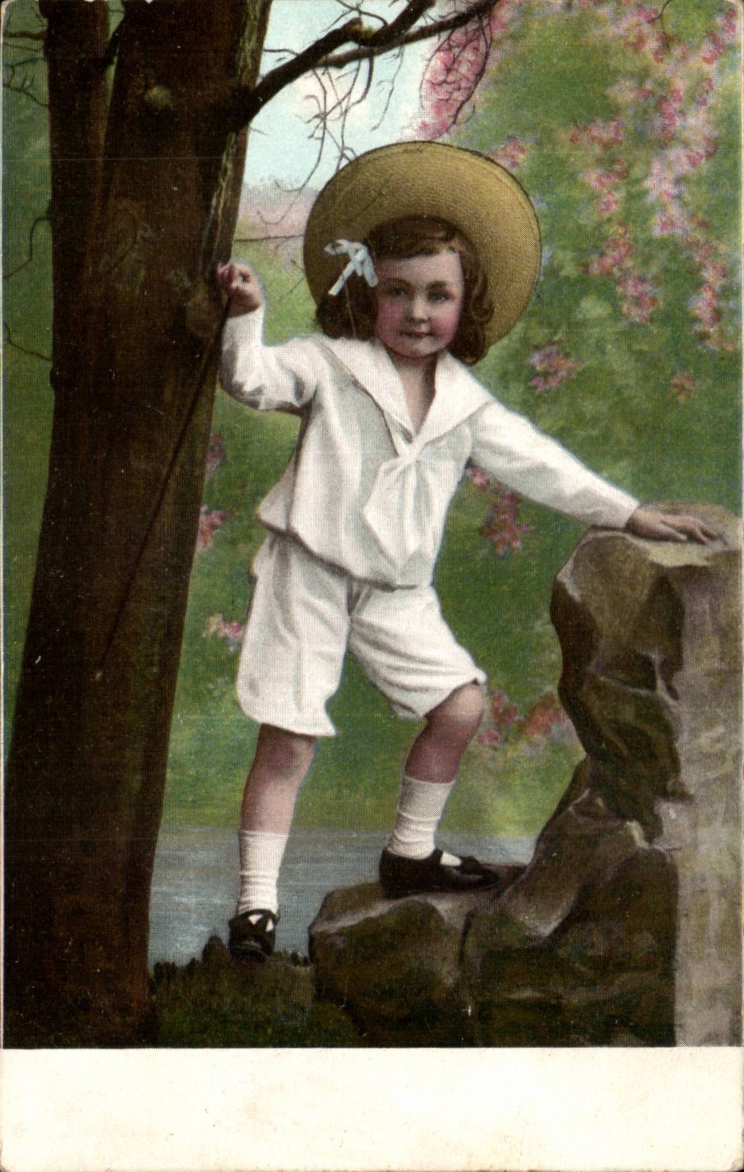 CPA Fantaisie Enfant Garcon 