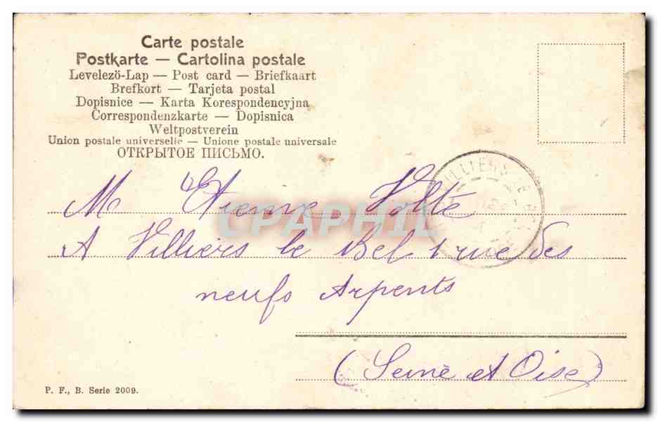 CPA Fantaisie Enfant Bebe Adolphine (papillon butterfly) — Rückseite