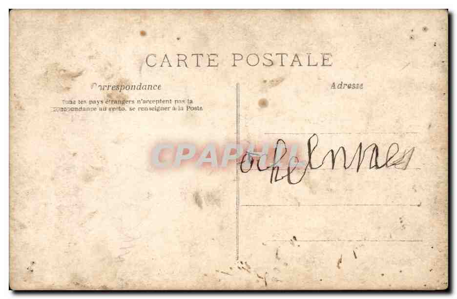 CPA Fantaisie Militaria Homme — Rückseite