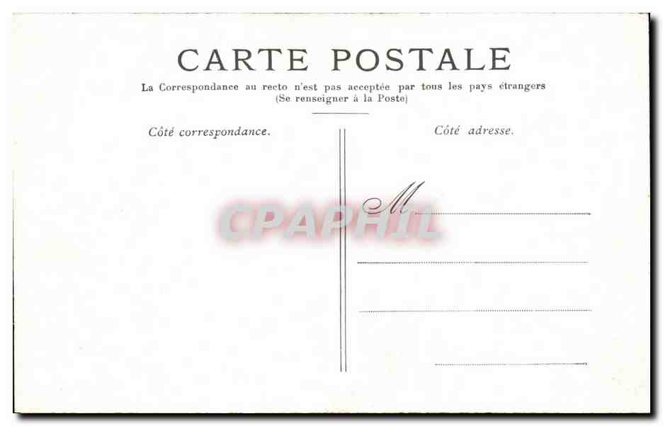 Paris CPA La colonne Vendome — Rückseite