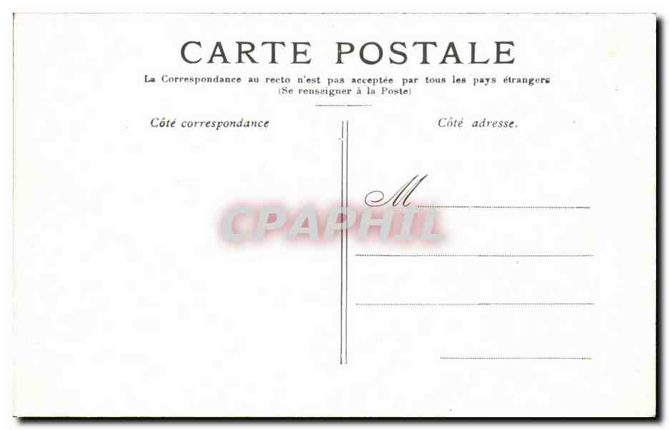 Paris CPA Le boulevard Montmartre — Rückseite