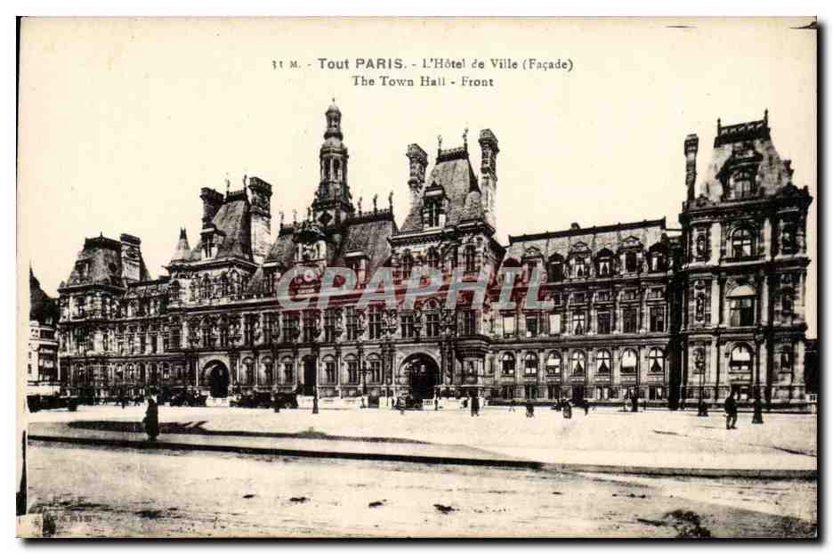 Paris CPA Hotel de ville